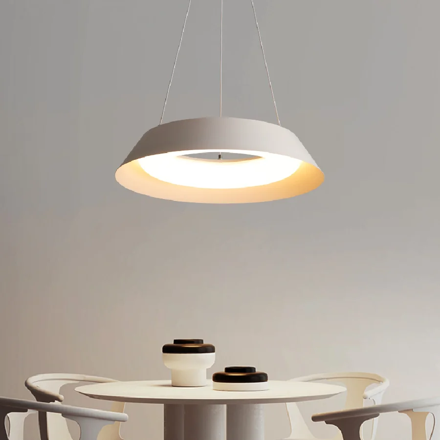 

Люстра для столовой Современная Минималистичная Светодиодная лампа для столовой креативная индивидуальная барная лампа круглая Подвесная лампа для спальни