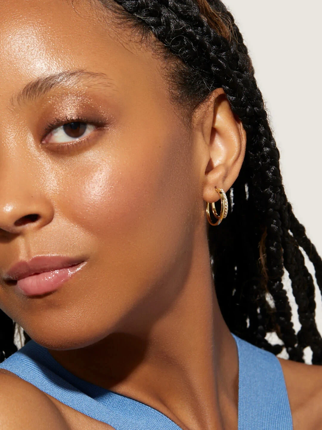 Youthway изысканные роскошные блестящие Многослойные серьги из нержавеющей стали с