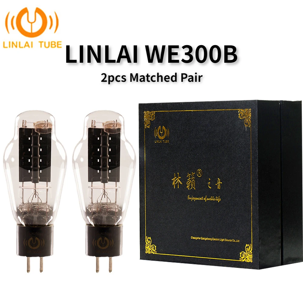 

LINLAI WE300B Vacuum Tube HIFI Audio Valve Replace 300B Electronic Tube Amplifier Kit Diy Genuine Precision Match Quad
