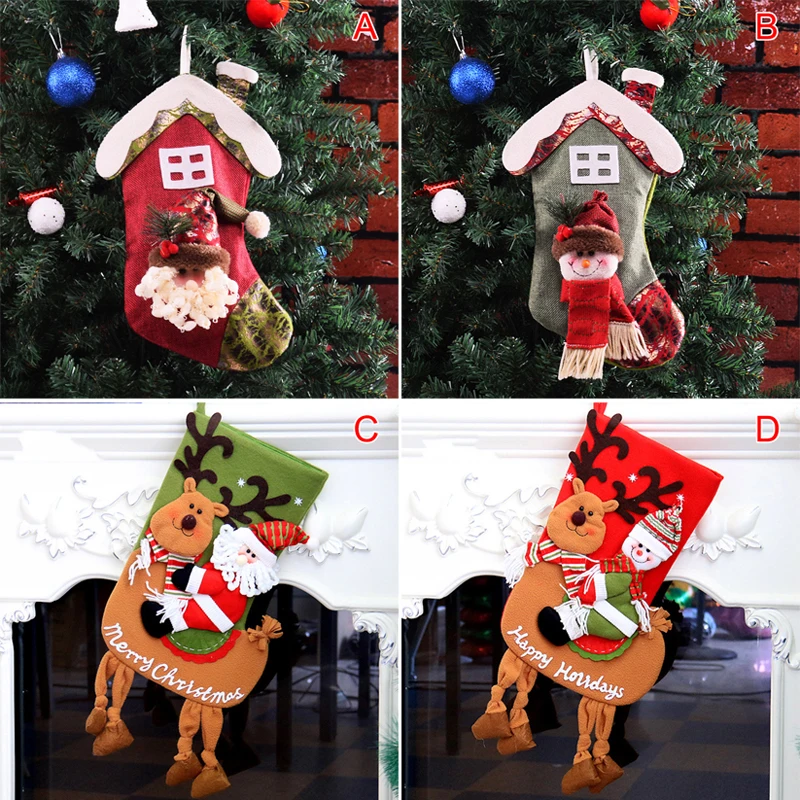 

Christmas Stocking Christmas Socks Decoration Christmas Tree Pendant Christmas Candy Gift Bag Large Cute Cartoon Socks xobw