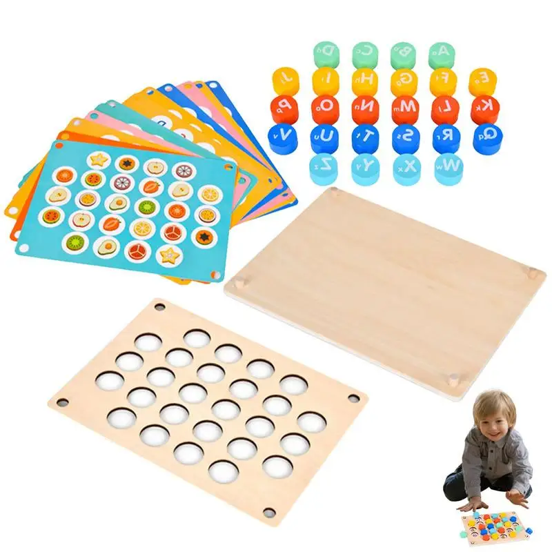 

Алфавит головоломка ABC сортировочные буквы доска блоки Монтессори подходящая игра Обучающие игрушки для малышей алфавит игрушки