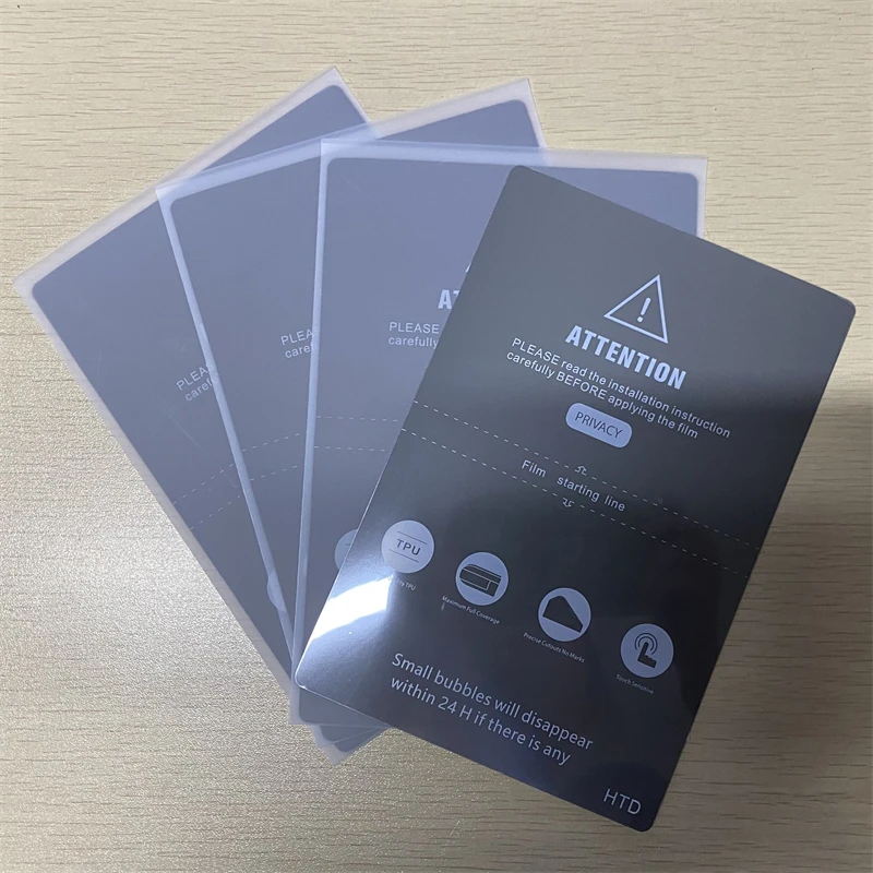 50PCs TPU Flexble Hydrogel Film Universal Straight Curved Screen Protector Film Cut Machine Mobile Phone Screen Protective Movie