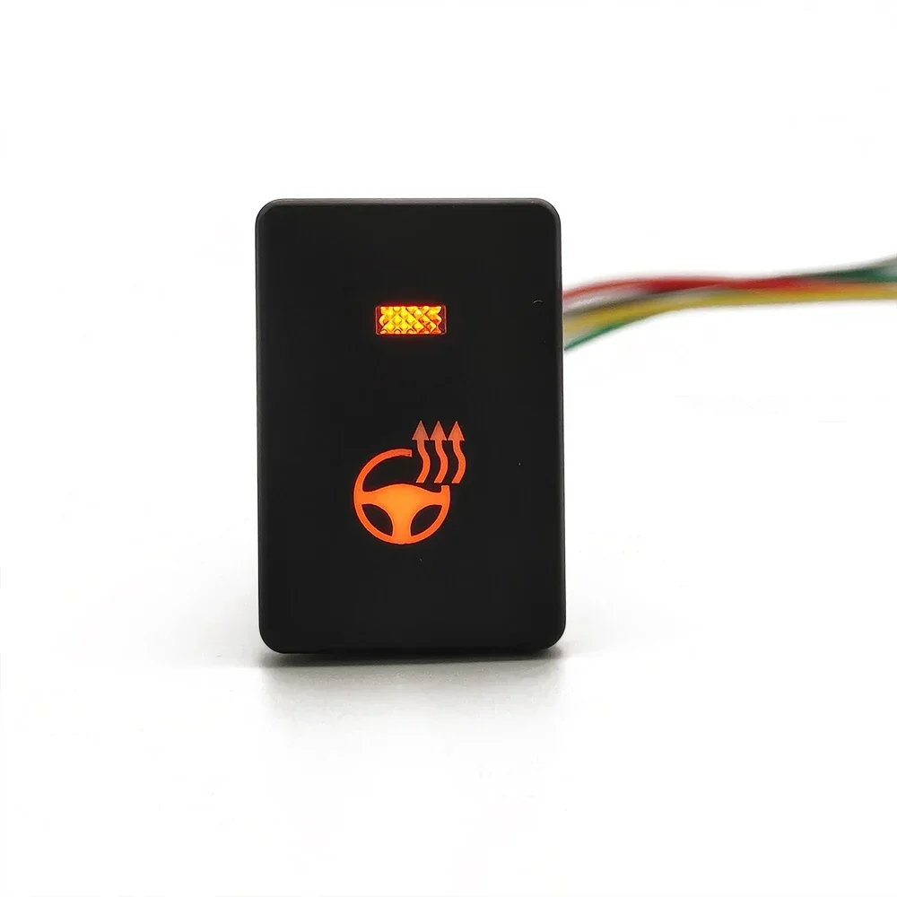 

Оранжевый светодиодный светильник, кнопка включения и выключения рулевого колеса для Mitsubishi Outlander Eclipse Cross 2018, Pajero Sport Triton