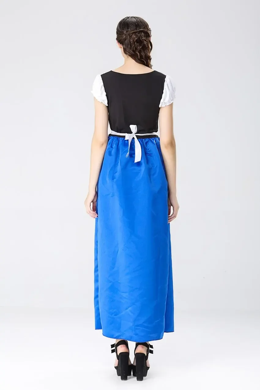 Синий немецкий Октоберфест сексуальный костюм горничной баварское пиво