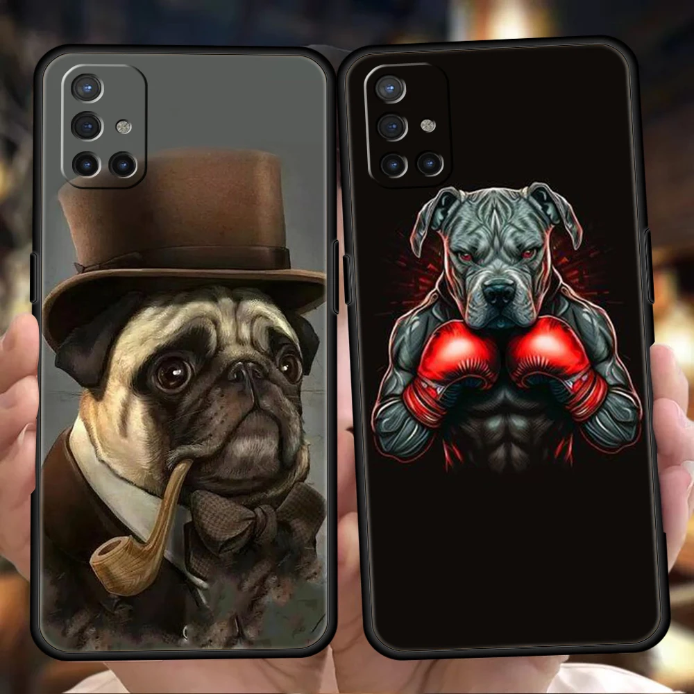 

Cute Cartoon Dog Pug French Bulldog Phone Case for Oneplus 10T Nord N100 N10 10 7 8 9 9R 7T 8T N200 CE 2 9RT Z Pro 5G Soft Shell
