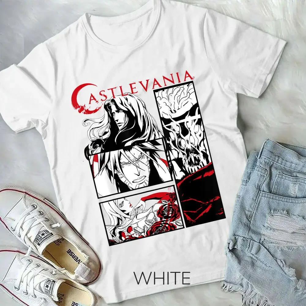 Новая футболка CASTLEVANIA с симфонией ночи унисекс топовая игровая vidio