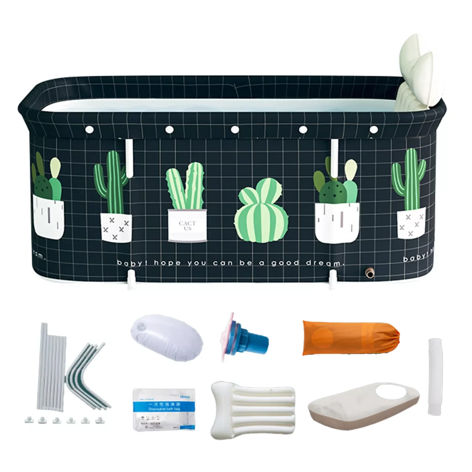 

Ванна ванна Складная портативная для дома изоляционная ванна для 2 человек