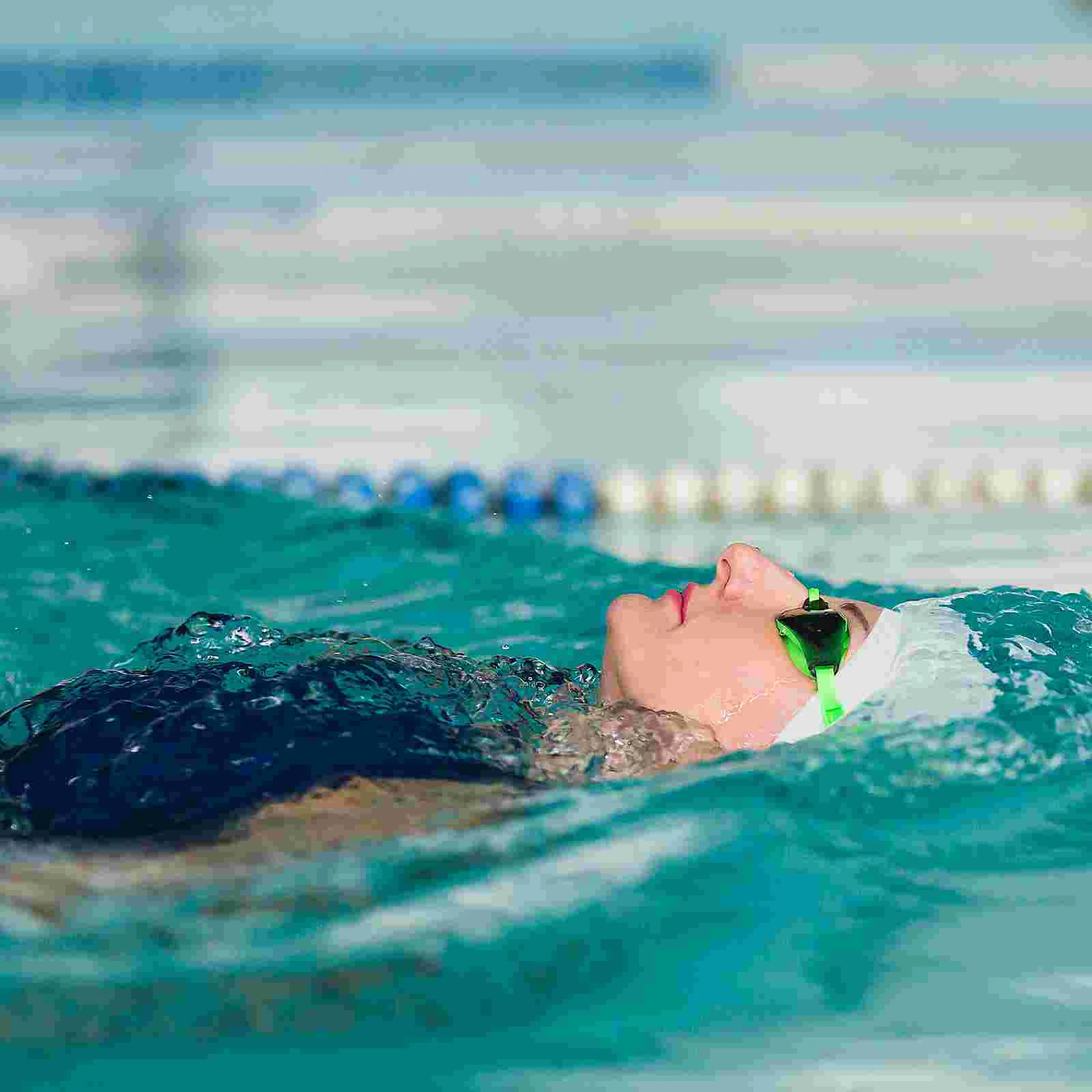 

Swim Caps for Long Hair Comfortable Silicone Swimming Cap for and Men Accessories