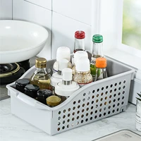 sundries storage basket kitchen refrigerator organizer basket under sink sundry tidy basket bathroom home sundry storage basket