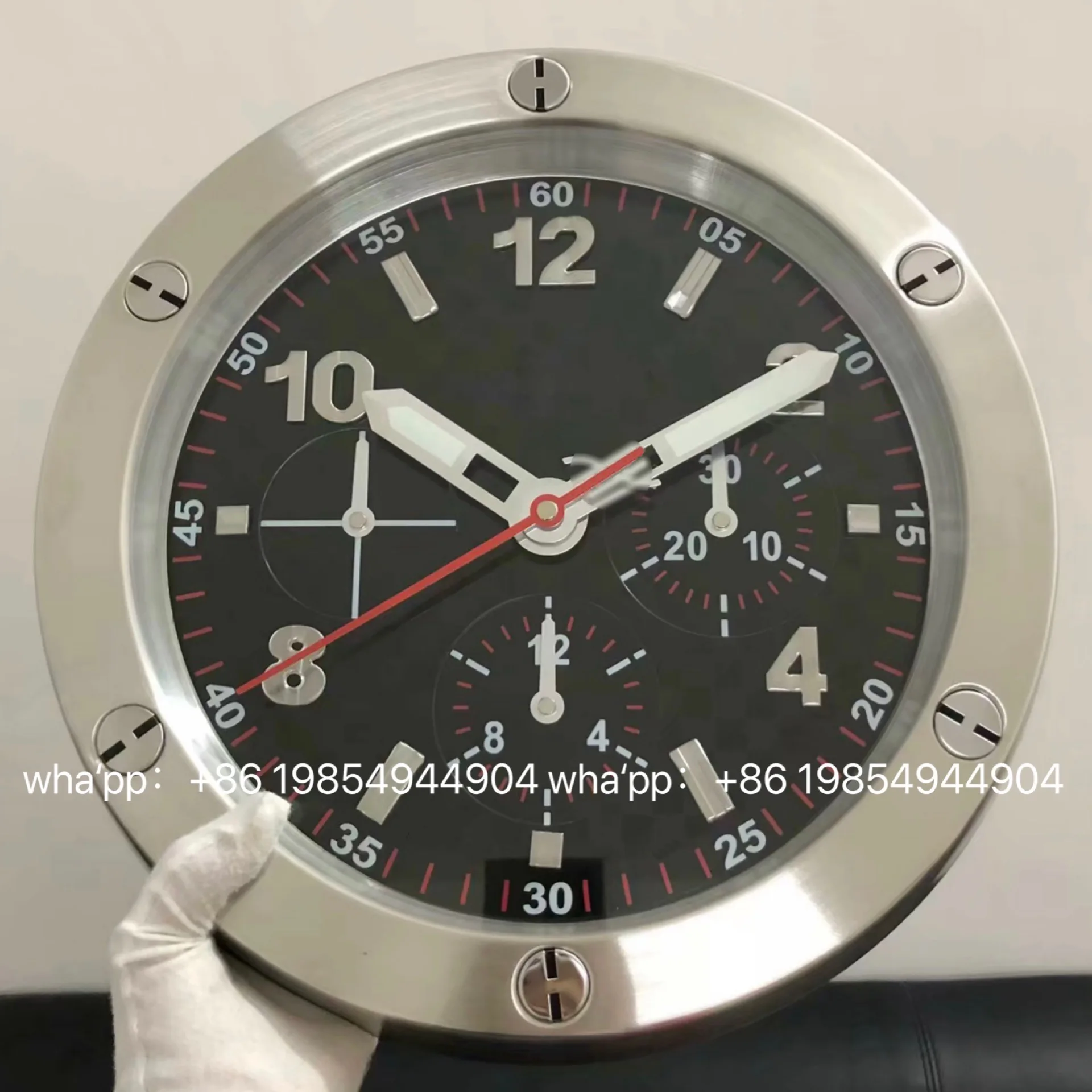 Металлические художественные часы декорация настенные Style с логотипами