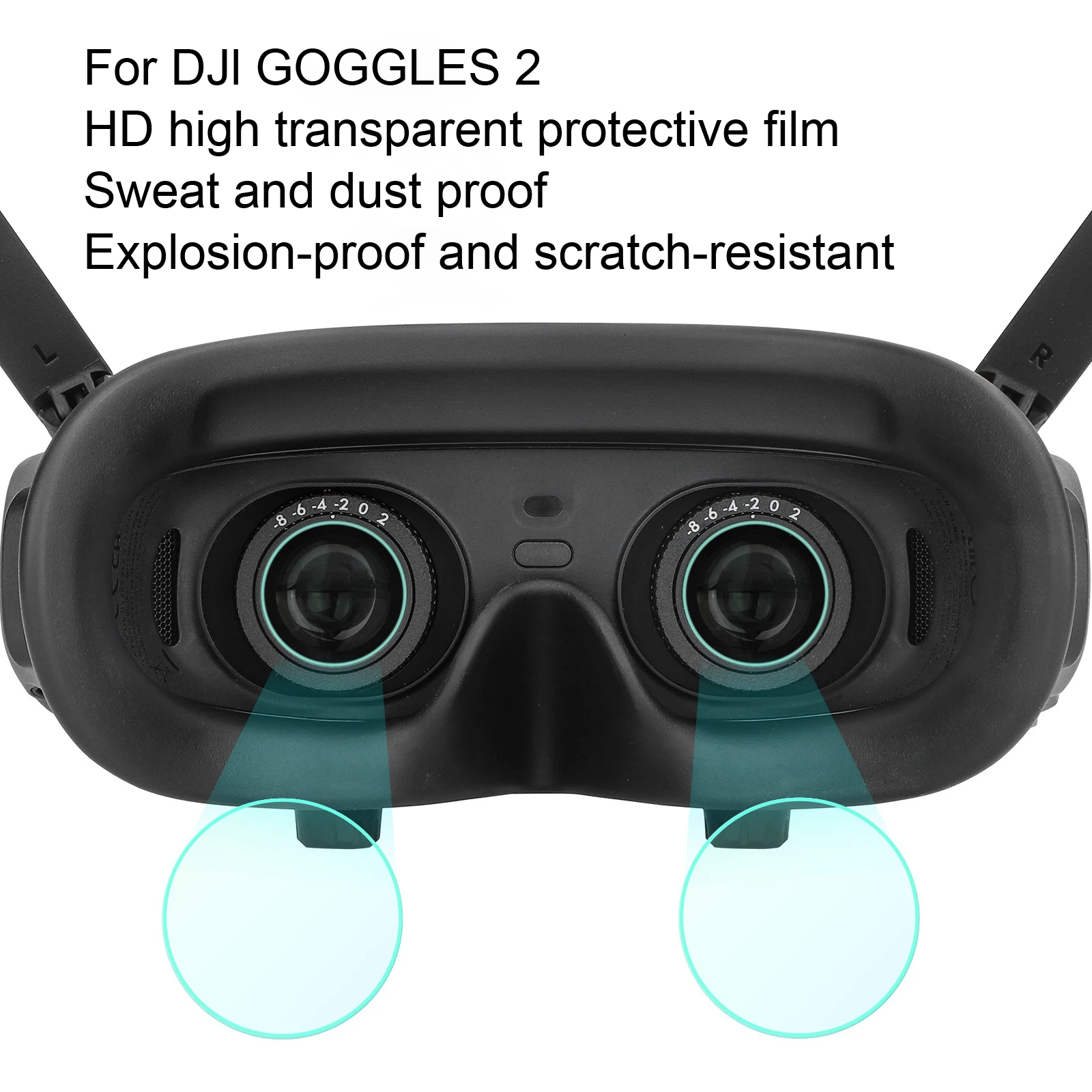 

Для DJI Avata защитная пленка Dji Goggles 2 HD Взрывозащищенная пленка для DJI Avata аксессуары
