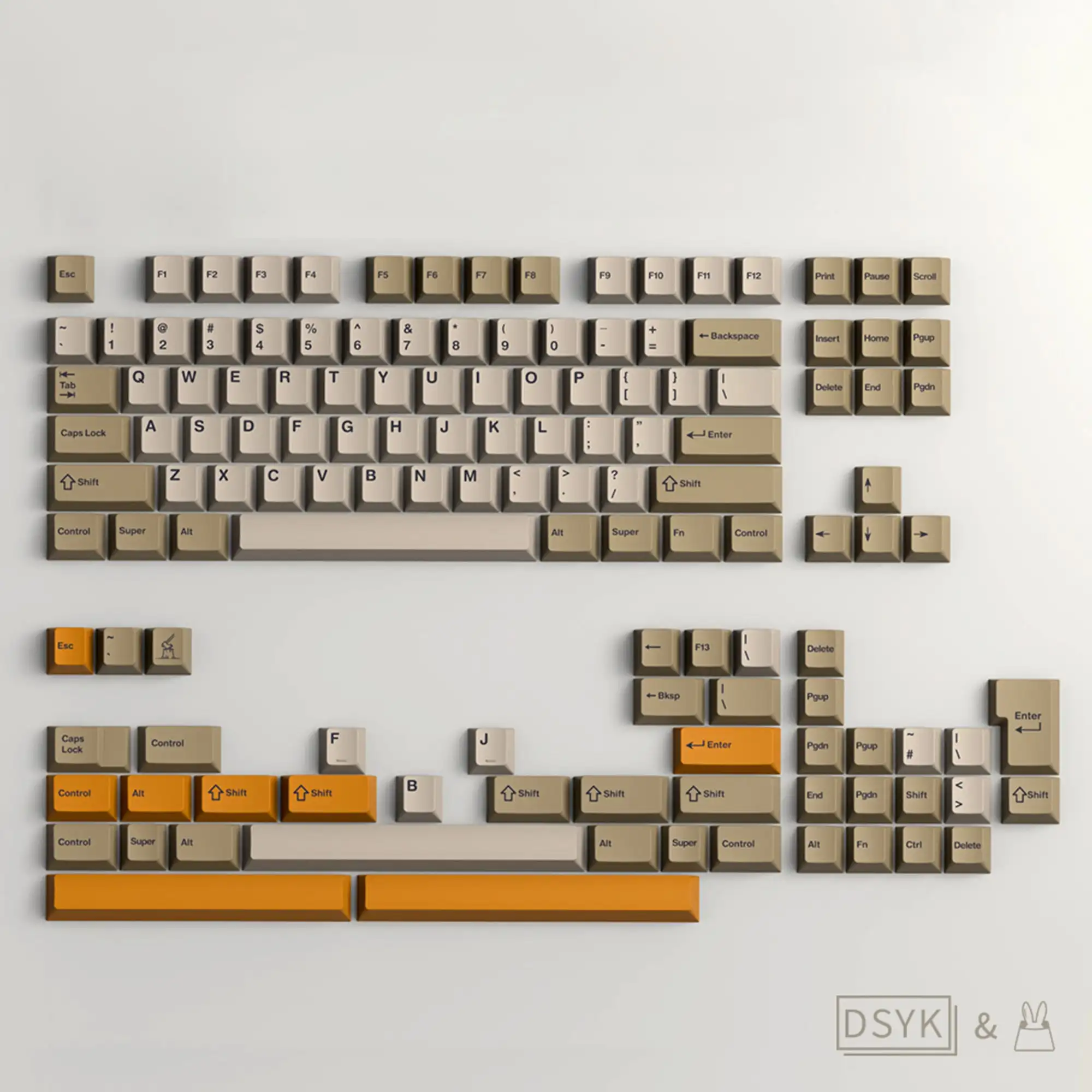 

TUT Dsyk Logging Keycaps Set Pbt Dye-Sublimated