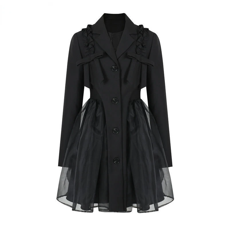 

Женский костюм-туника с длинным рукавом и V-образным вырезом, весна 2022