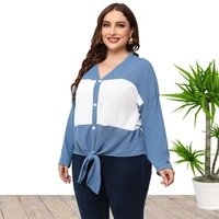 2022 new arrival plus size long sleeve tops shirts blouses for women wholesale china