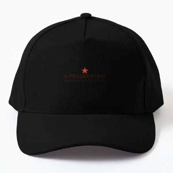 

San Pellegrino Red Star Baseball Cap Hat Snapback Black Solid Color Sport Boys Bonnet Casquette Spring Women Mens Fish