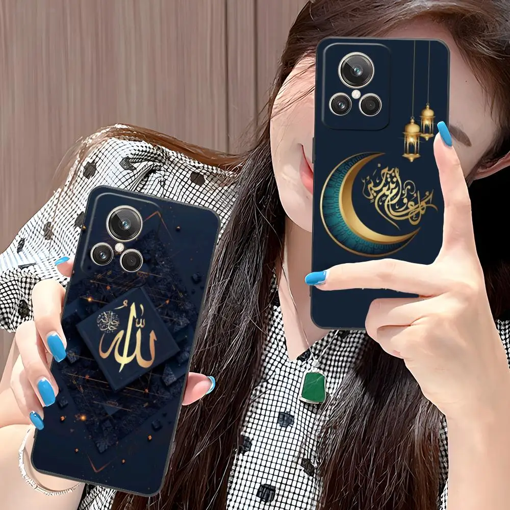 Фото Чехол для телефона Eid Mubarak для Realme 15 14 13 12 11 10 9 Pro Plus T i Lite 5G, мягкий противоударный чехол из ТПУ №4
