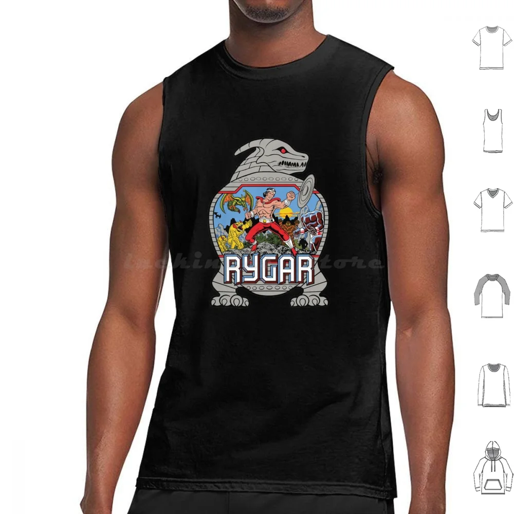 

Rygar Tank Tops Print Cotton Dvg Dizionario Dei Videogiochi 80s Retro Retrogames Vintage Old Games 8bit Pixel Pixel