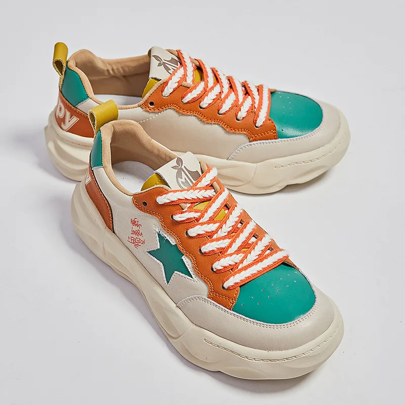 

Dissolved sole small white shoes for women in autumn 2023, new retro ethnic style casual and versatile leather shoes for women