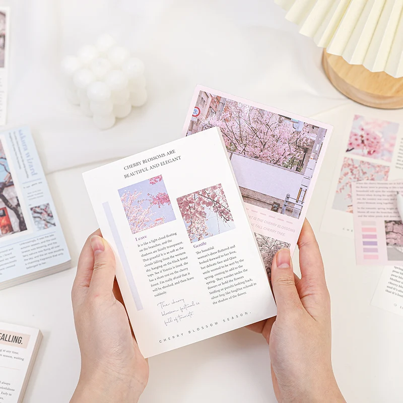 

Scrapbooking Material Paper Floral Plant Sakura Decoration for Aesthetic Art Project Scrapbooking Diary Album