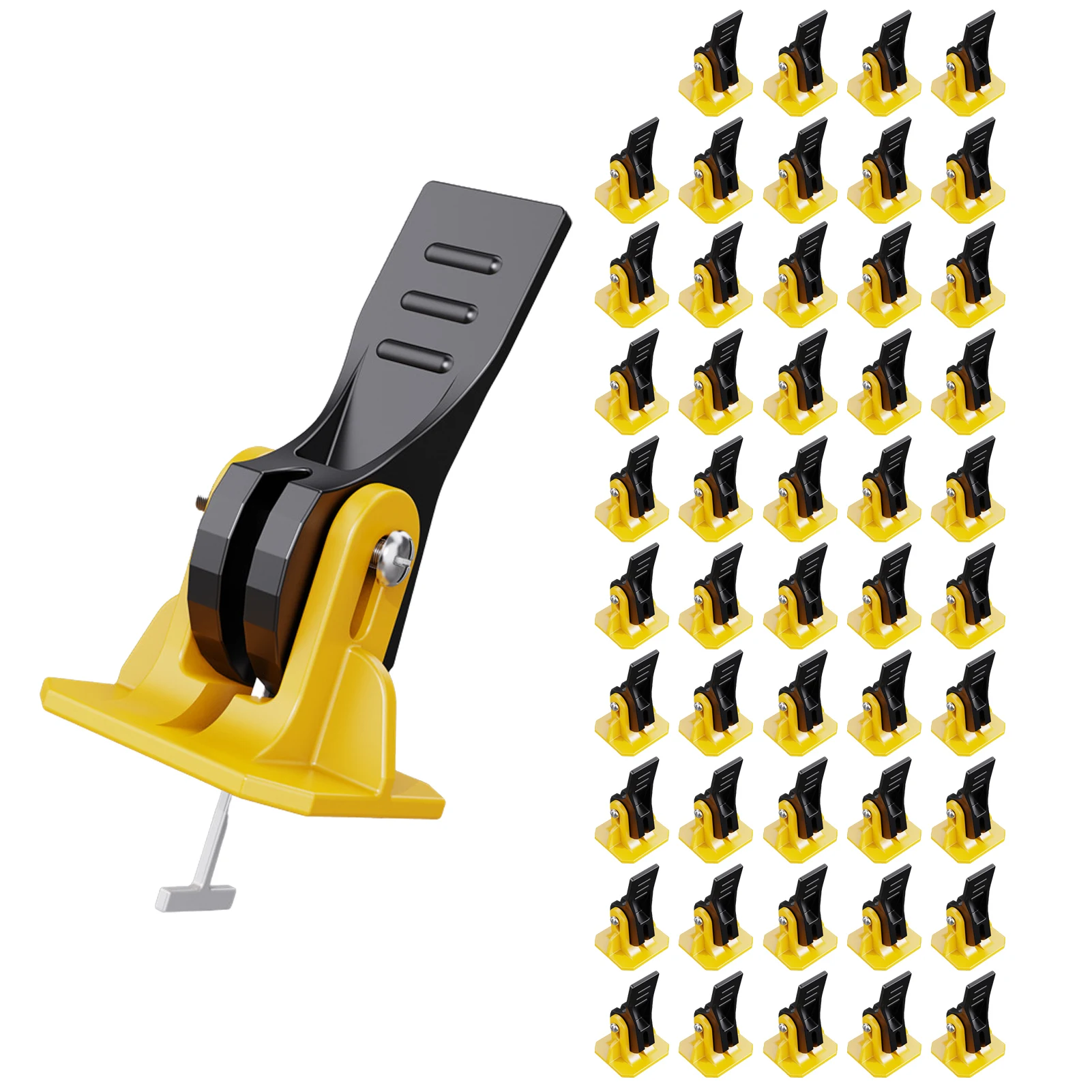

Tile Leveling System With 50Pcs Reusable Tiles Leveling Kit 1.5mm Replaceable Tile Steel Pins For Home Office Decoration