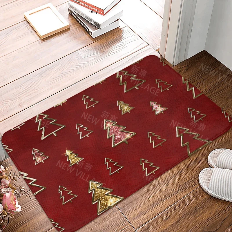 

Рождественский антискользящий коврик для дома