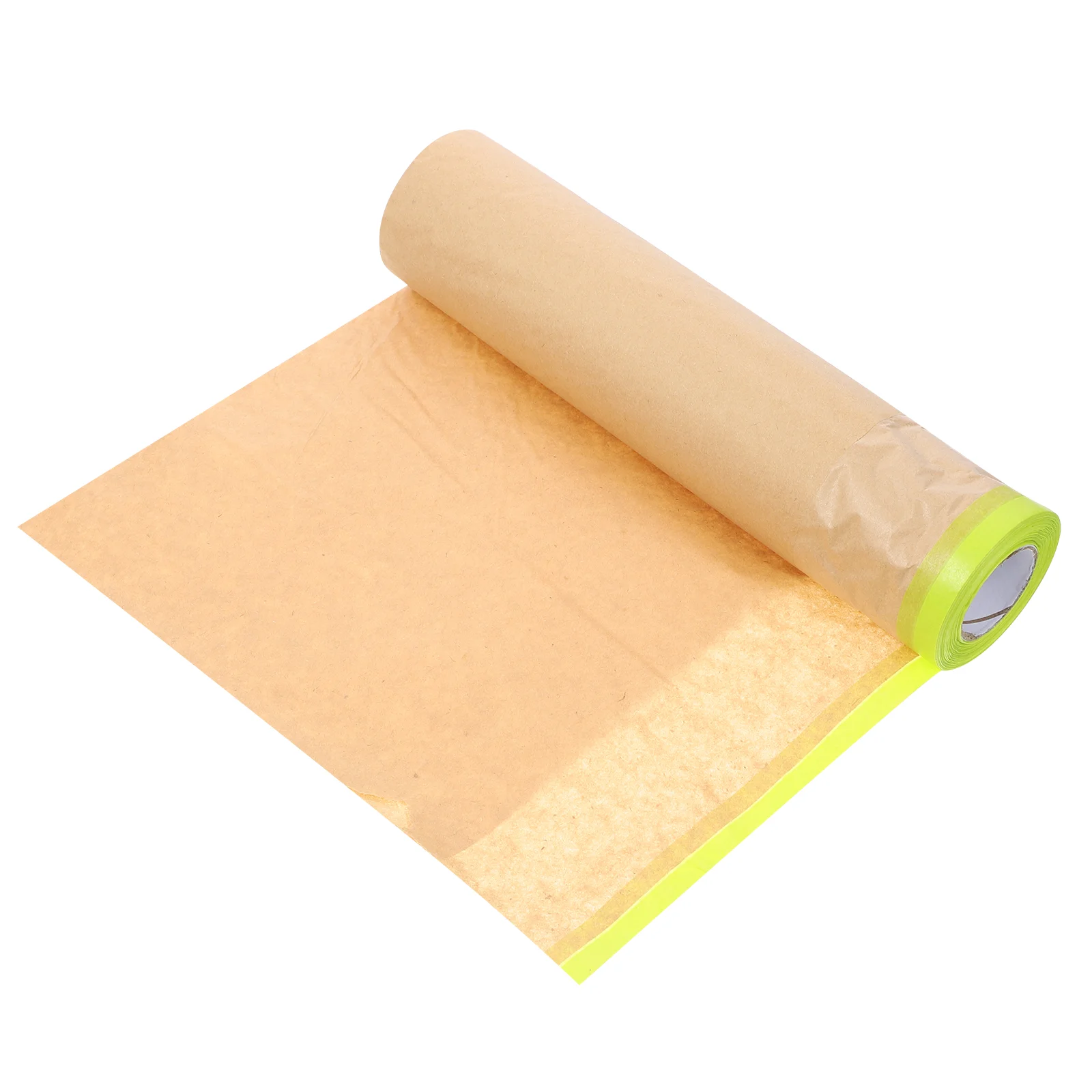

Masking Paper Adhesive Car Spray Furniture Covering Protective Brown Textured