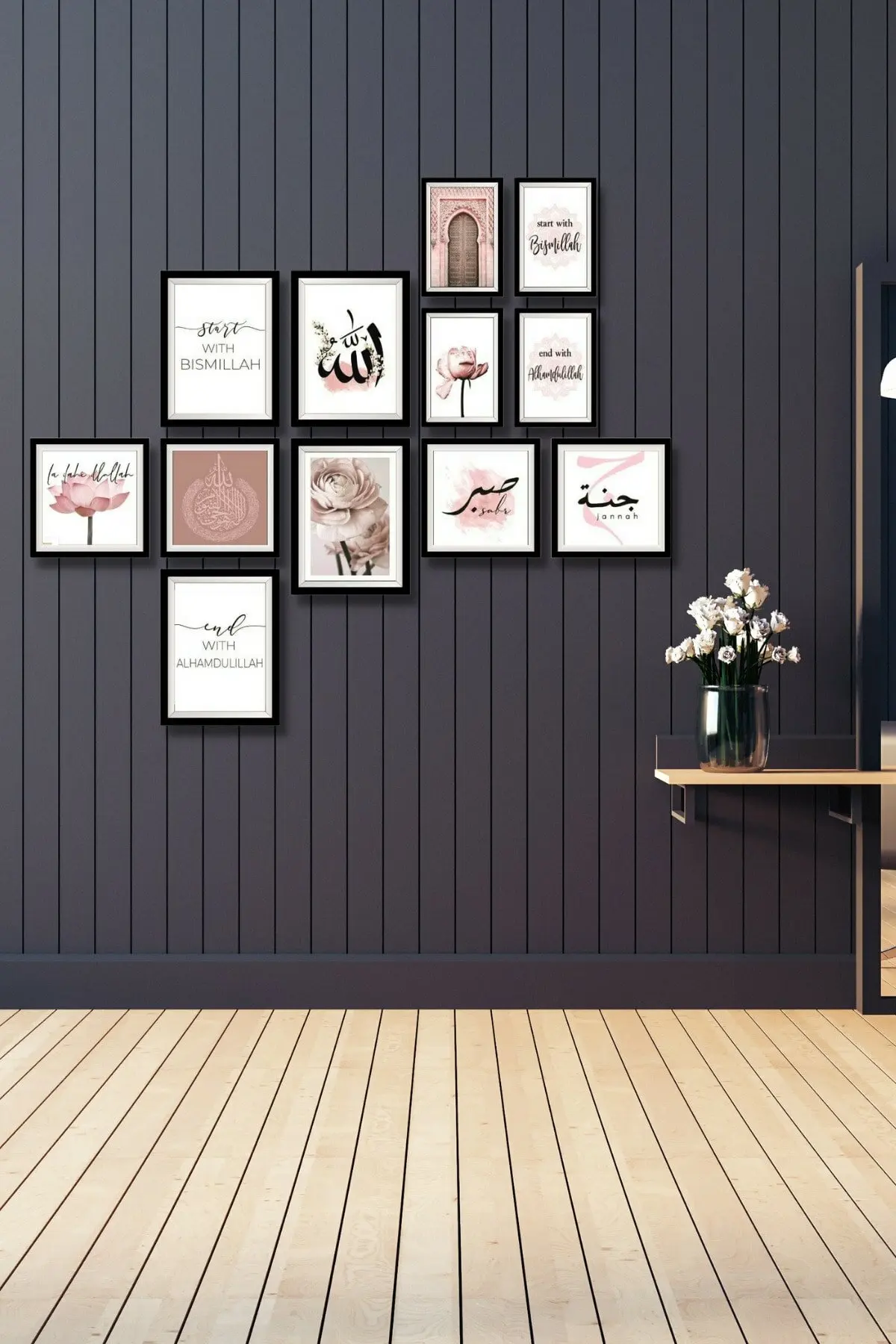 

12 Piece Wooden Painting Set Handmade