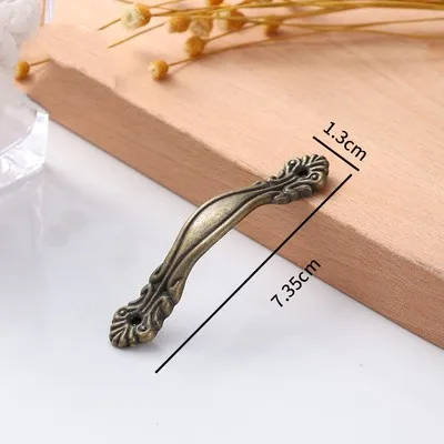 Деревянная ручка для ящика из цинкового сплава