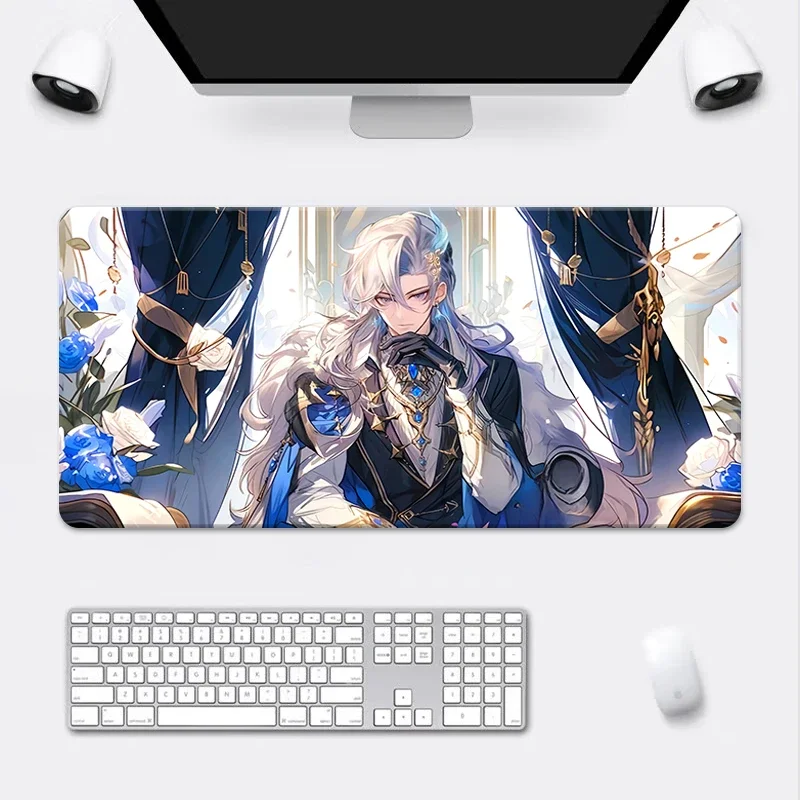 Коврик для мыши Neuvillette Genshin Impact игровой коврик Xxl игровые аксессуары настольный