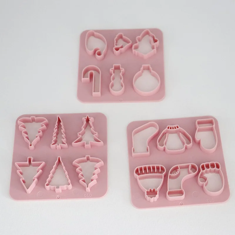 

Polymer Clay Cutters Kit Earrings Ceramic Craft Cutting Mold Baking Mould Handmade DIY Cake Cookie Cutters