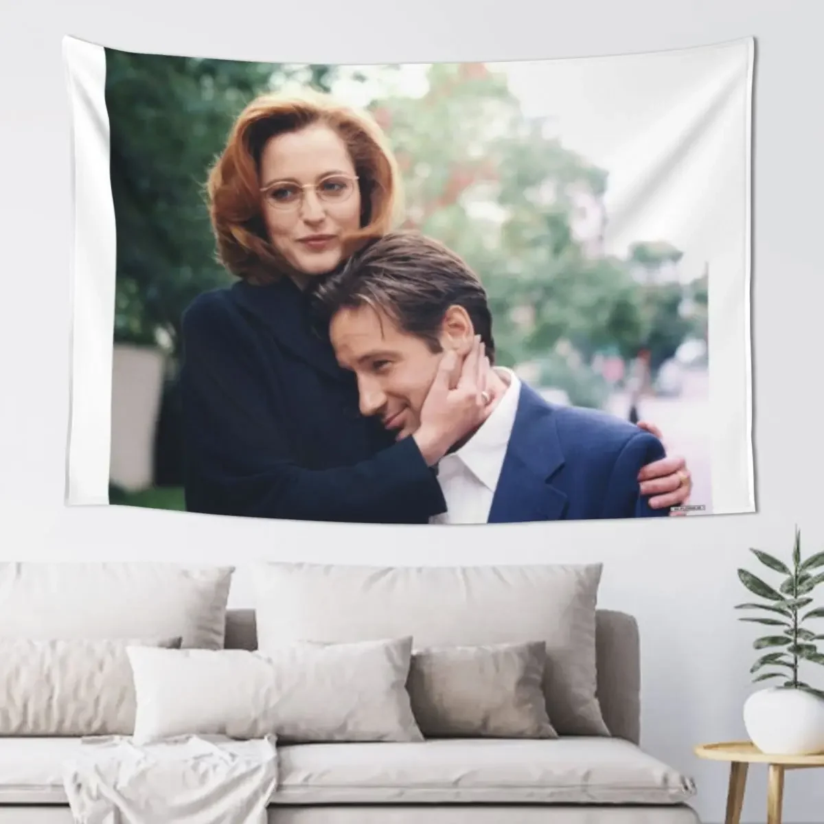 dana scully x файлы fox mulder Гобелен Декоративный настенный домашний декор Эстетический