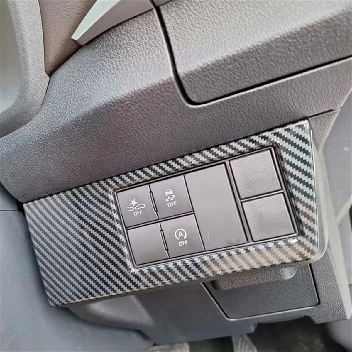 Крышка переключателя управления автомобильной фары для Toyota Yaris Ativ/Vios 2023 2024 RHD