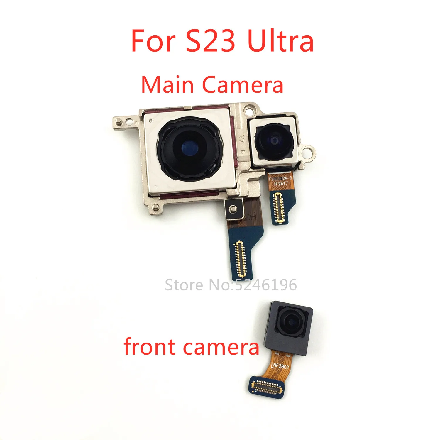 1 шт. задняя основная камера модуль передней камеры гибкий кабель для Samsung Galaxy S23