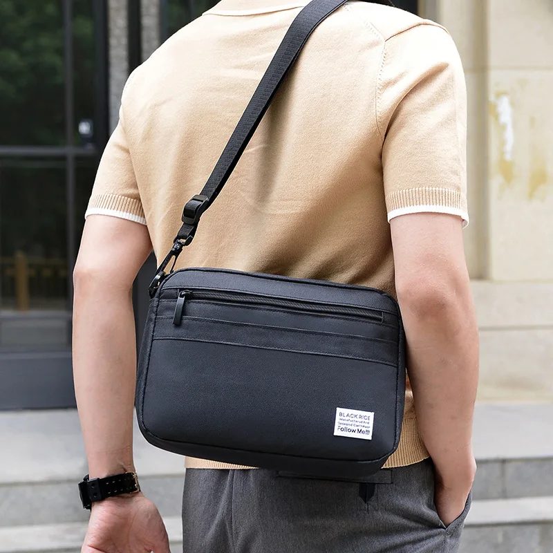 

new summer Male satchel shoulder bag men's business crossbody bag casual portable travel men dating tide bag messenger bag