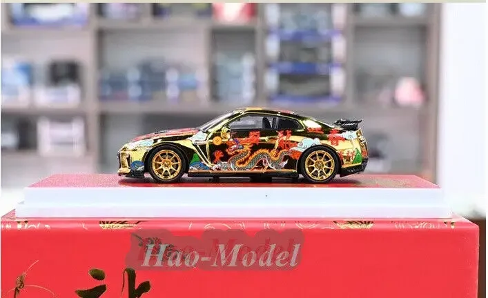 INNO 1/64 для NISSAN GTR R35 модель автомобиля сплав металла литье под давлением имитация