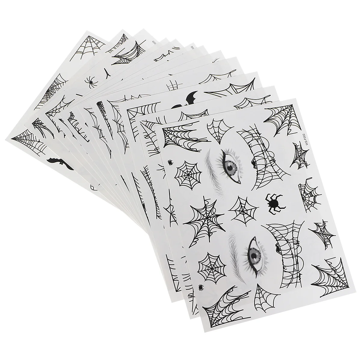 

Temporary Spidertattoos Stickerswebday Face Dead The Sticker Black Fullwaterproof Decal Net Decals Gothic 3D Spiders Tattos