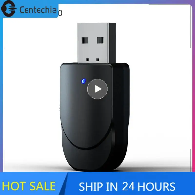 

10m Car Receiver Multifunctional Stereo Music 5.0 Transmitter Led Light Fast Transmission Speed Black