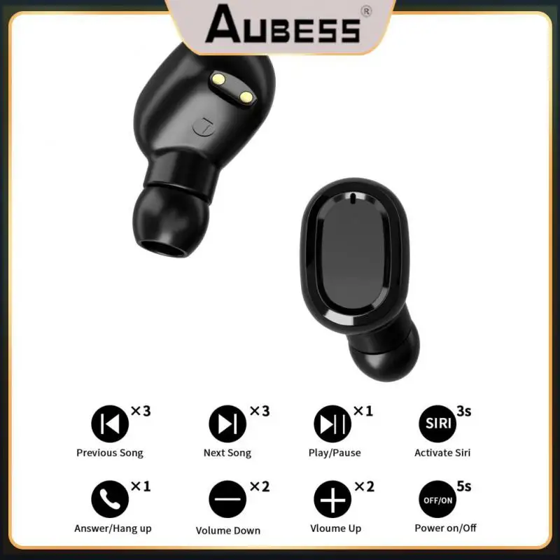 

Plastic Tws Headset Touch Control Wireless Earphones Stereo With Charging Case Headphones Earbuds Sport Hifi Sound