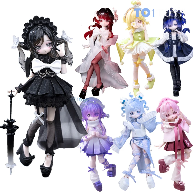 Фото COME4FREE Minty Ocean Gem Series 1/8 Bjd Blind Box Toys Mystery Box Фигурка 1/8 очков Супермодель Коллекционные рождественские подарки №1