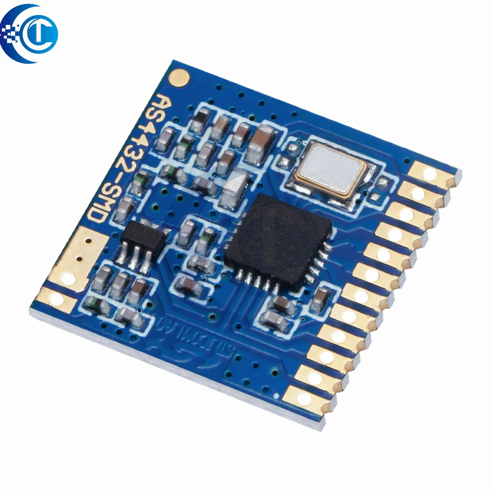 Фото AS4432-SMD Si4432 433MHz беспроводной модуль SI4432 малый объем SMD 100mw 1,5 km №4