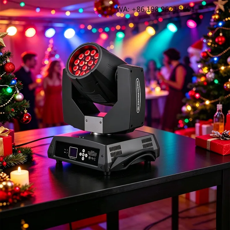 Фото Светодиодный RGB-генератор тумана 1600 Вт с ЖК-дисплеем, 16 каналов DMX512, многоцветное сценическое дымовое оборудование для свадеб, ночных клубов, вечеринок и живых выступлений №1