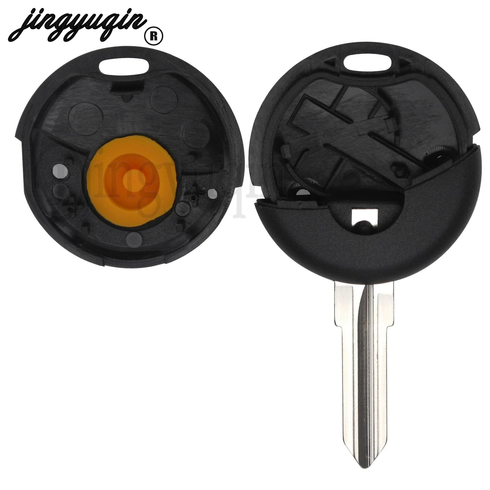 Jingyuqin 1-кнопочный Чехол Для Дистанционного Ключа Mercedes Benz Smart Fortwo Cabrio City Cross ABS