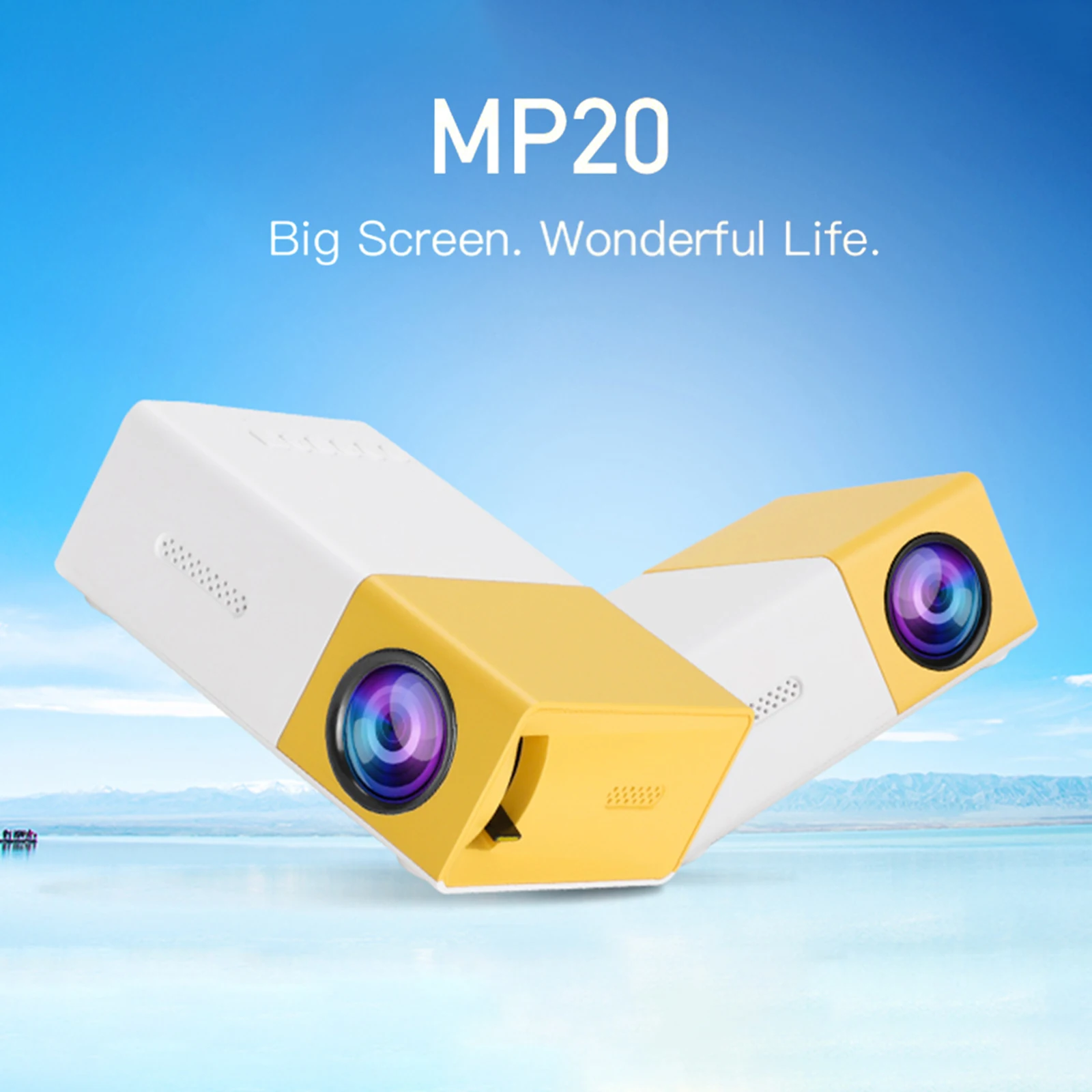 Портативный проектор с поддержкой 720P 1080P Dodocool MP20