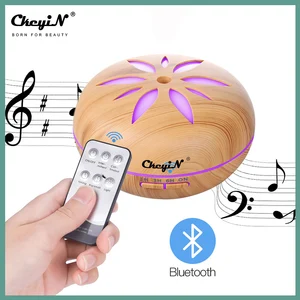 550 мл Bluetooth-совместимый ультразвуковой увлажнитель воздуха пульт дистанционного управления арома-диффузор распыляющий увлажнитель воздуха распылитель с таймером