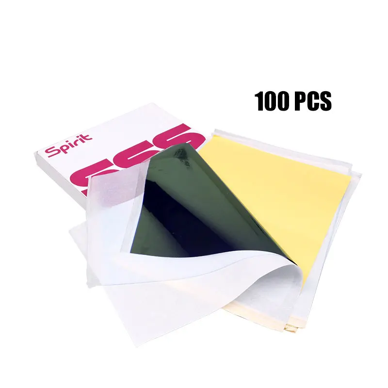 High Quality 100 pcs Tattoo Stencil Transfer Carbon Paper Tattoo Accesories A4 Size