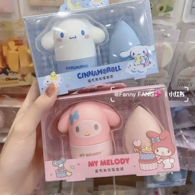 Кожаные губки для макияжа Sanrios Cinnamoroll My Melody