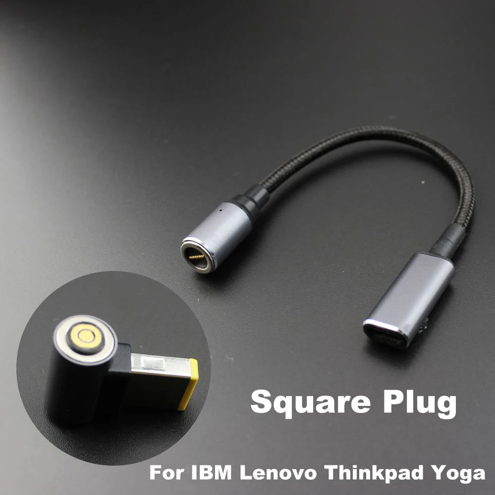 

17cm PD 100W Charger Converter Magnetic Adapter Laptop Cable DC Power Type C USB 2.5x0.7 3.0x1.1 3.5x1.35 4.0x1.35 4.0x1.7 1.8