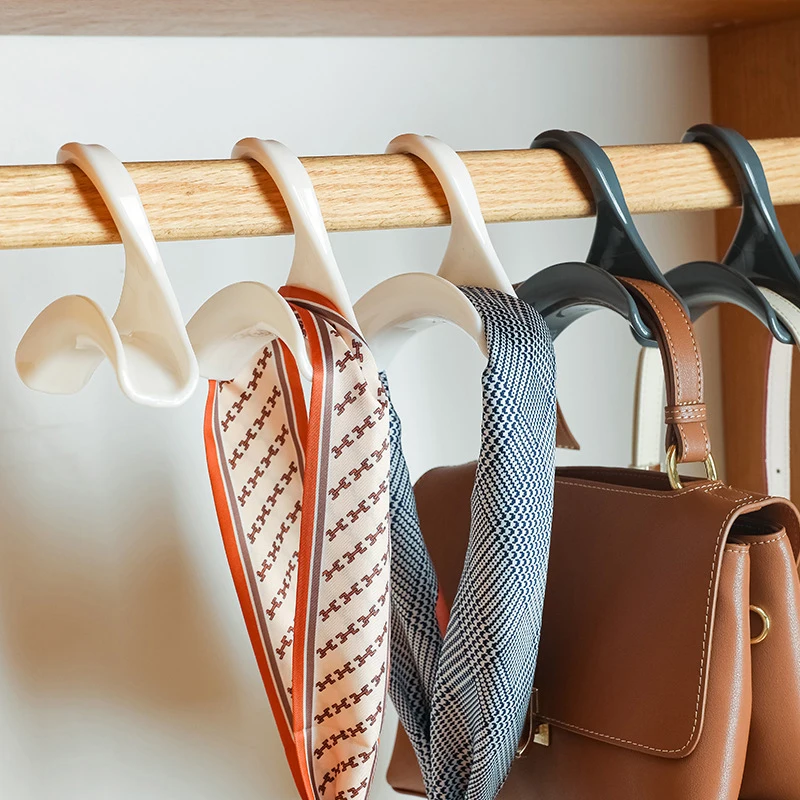 

1 Pc Handbag Hanger Hook Arched Hanger Hook Durable PP Bag Rack Holder Home Closet Hat Shawl Handbag Storage Home