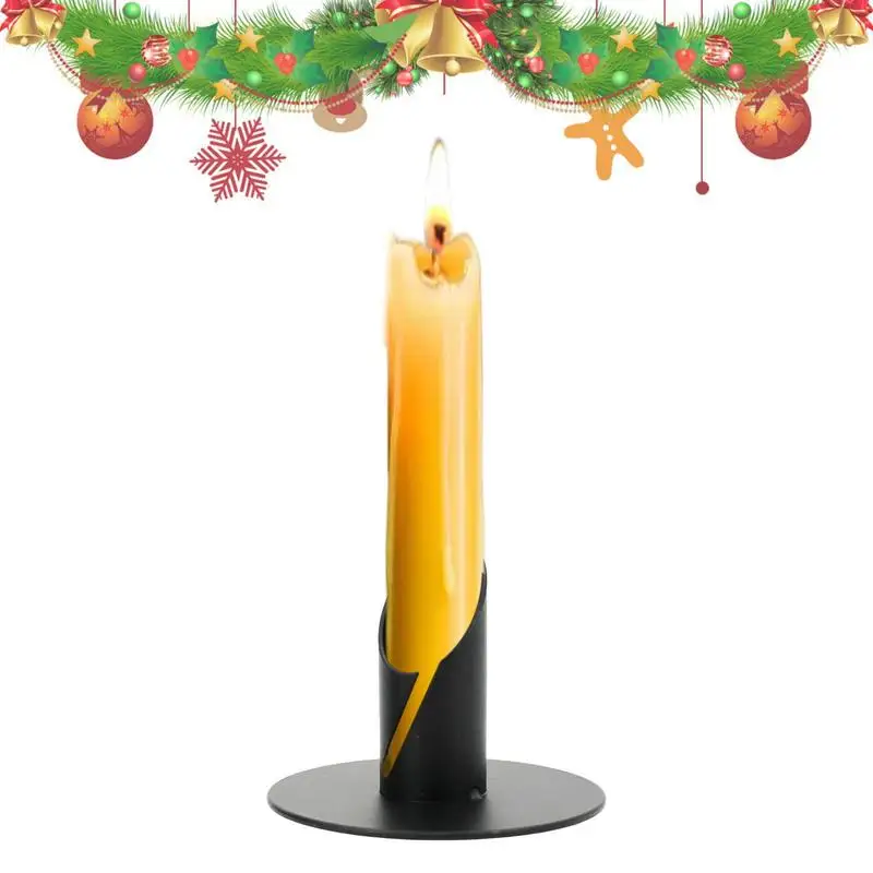 Retro Iron Candle Holder Pillar Candle Holder For Dinning Anniversary Home Housewarming Farmhouse Decor