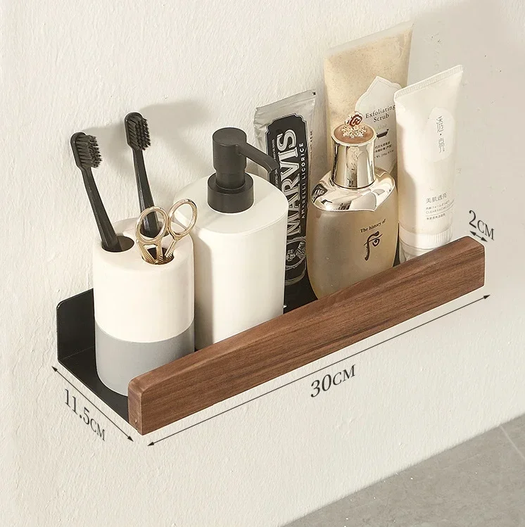 

Toilet Storage rack wall mounted bathroom organizer non perforated vanity rack